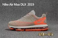 nike air max dlx fitness running sports chaussures new gray orange